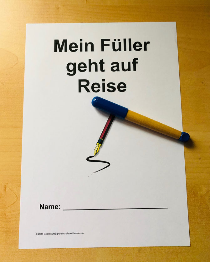 Füllerführerschein Grundschule - Perfekt für die 2. Klasse